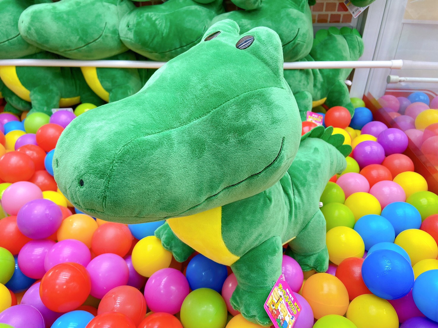 アミューズ Twitter更新しました たべっ子どうぶつ Bigぬいぐるみ わに ただいま稼働開始致しました 万代書店 伊勢崎店