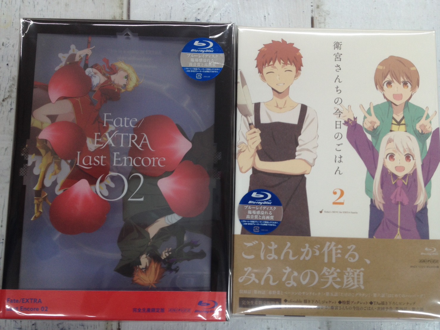 9 13 こんなの買取りました ﾟwﾟ ﾉ 衛宮さんちの今日のご飯 Fate Extra Blu Ray ノートパソコン Hp 15 Bs005tu 万代書店 熊谷店