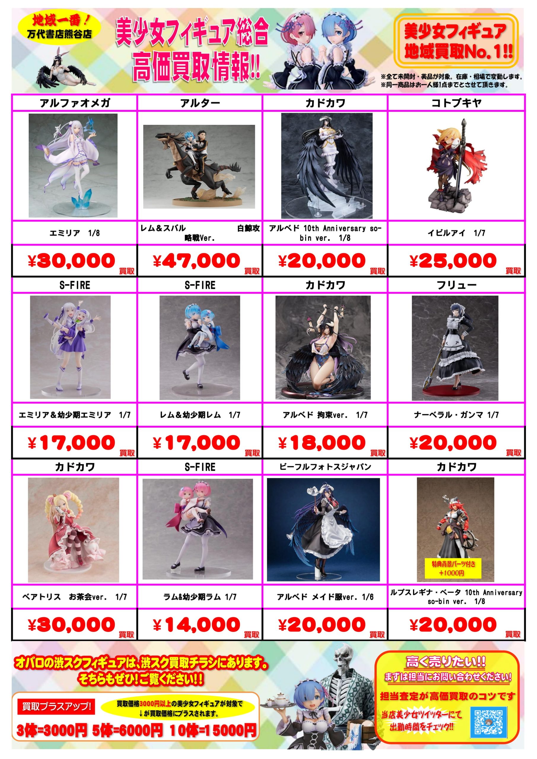 おもちゃ＊美少女フィギュア WEBチラシ | 万代書店 熊谷店