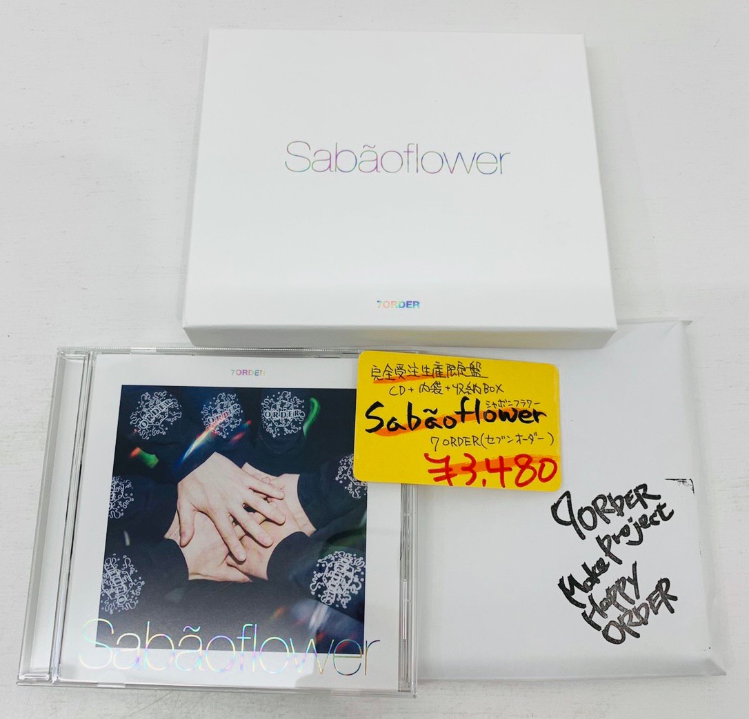 7ORDER 1st Single 『Sabãoflower』完全受注生産CD 高速配送 9800円引き