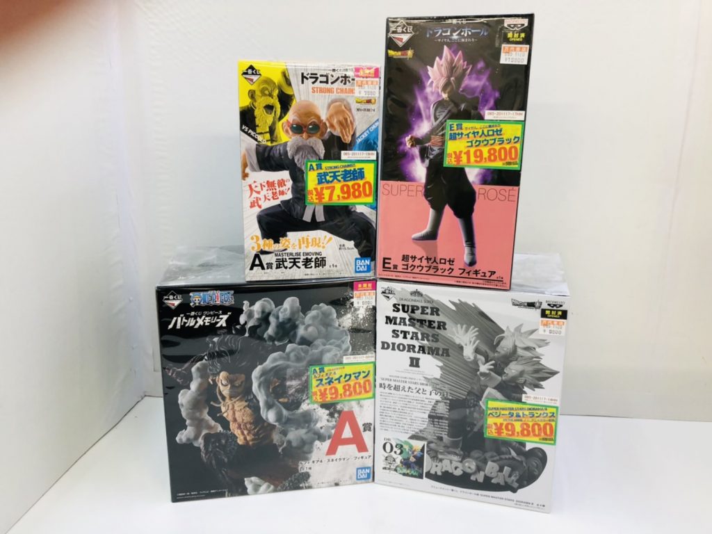 四日市日永店 11 おもちゃ 入荷情報です A賞strong Chains 武天老師 E賞 サイヤ人 ここに極まれり 超サイヤ人ロゼ ゴクウブラック など 万代書店 三重総合