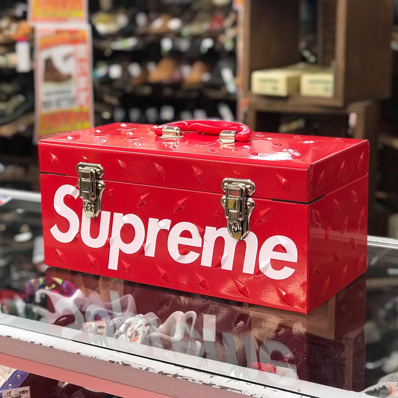 Supreme 2018AW Diamond Plate Tool Box