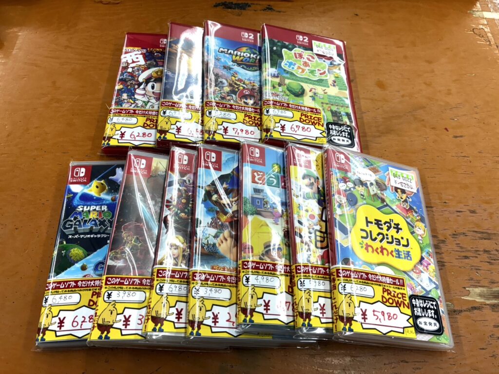 鈴鹿店】Switch2／Switchソフト プライスダウン追加いたしました