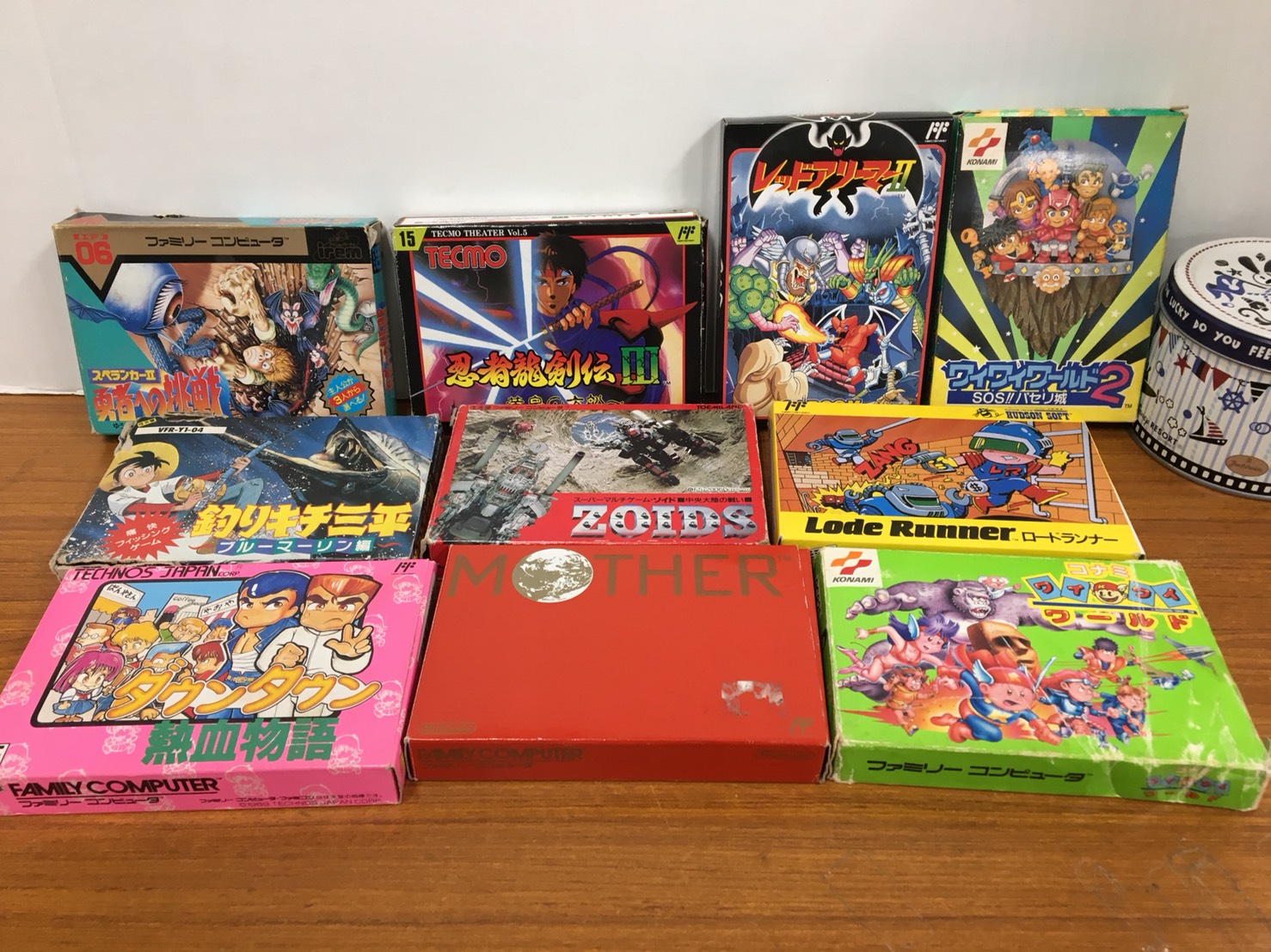 7/31 □本日のレトロゲーム入荷情報□箱付きのファミコンソフトなども