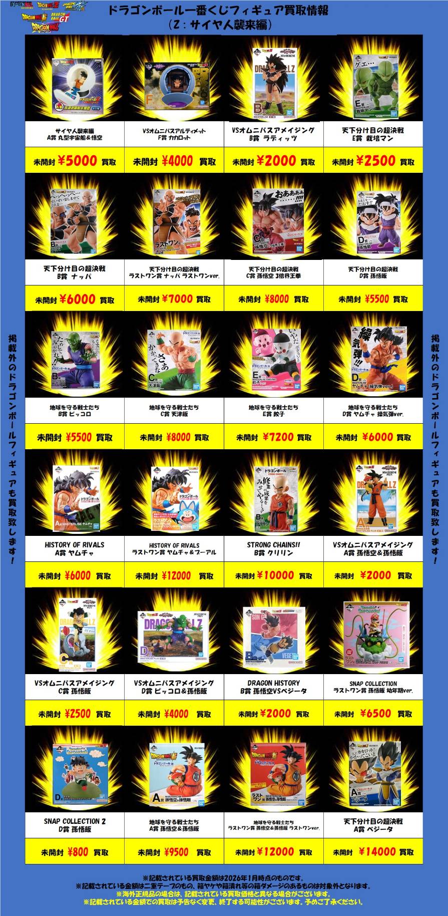 おもちゃ｜ドラゴンボール系WEBチラシ - 万代書店 高崎店